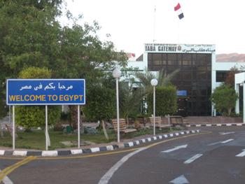 Welcome to Egypt - Taba Border